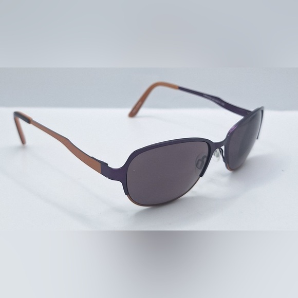 SRO S674 Purple Orange Oval Sunglasses Frames Only - Picture 1 of 7